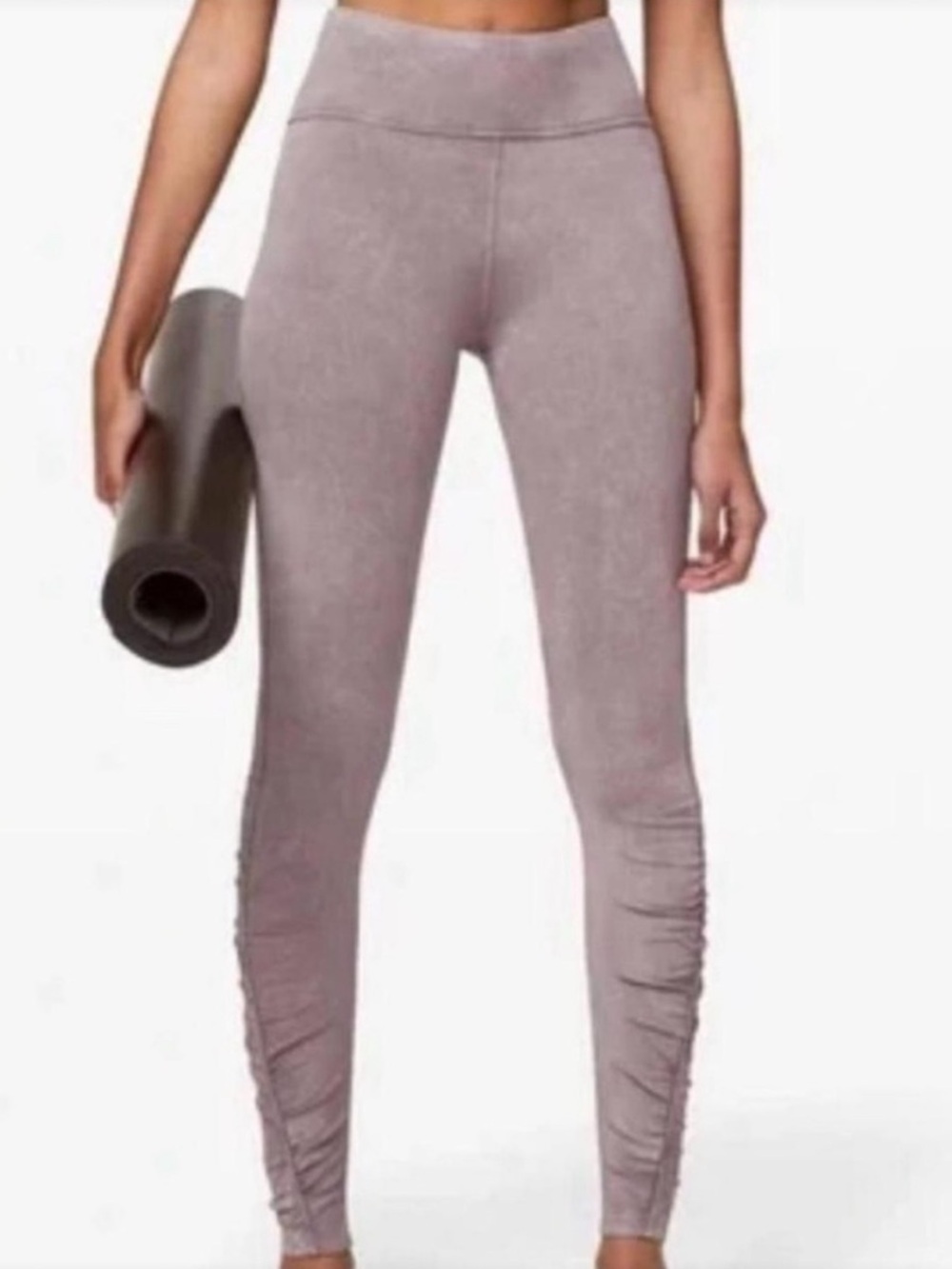Lululemon Inner Glow Tight 28” Washed Half Moon Cotton-Lycra Leggings Size 4